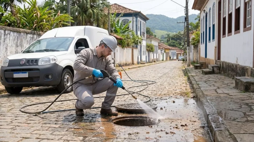 hidrojateamento de tubulação em Tijucas SC